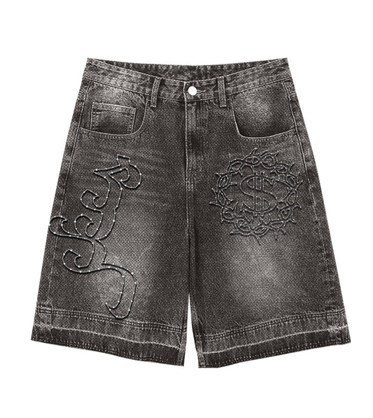 SKCS JORTS “STONEWASH GREY”