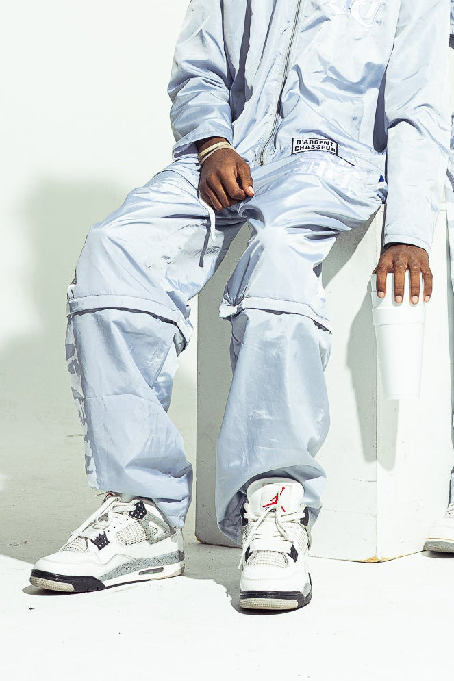 GREY CONVERTIBLE TRACKPANTS