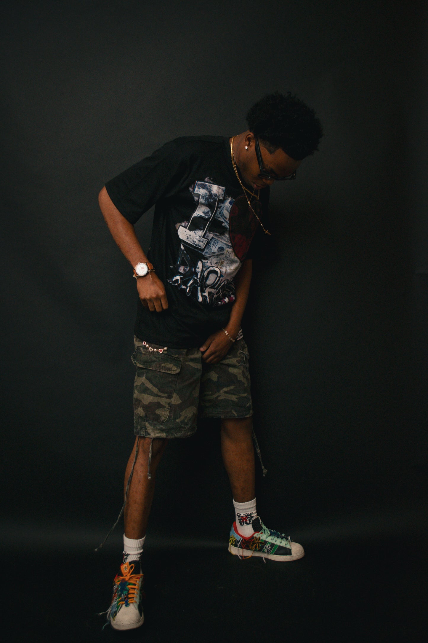 BLK I ❤️ DARGENT TEE