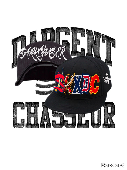 BLACK DARGENT SNAPBACK