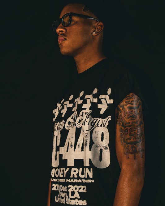 MARATHON TEE BLK