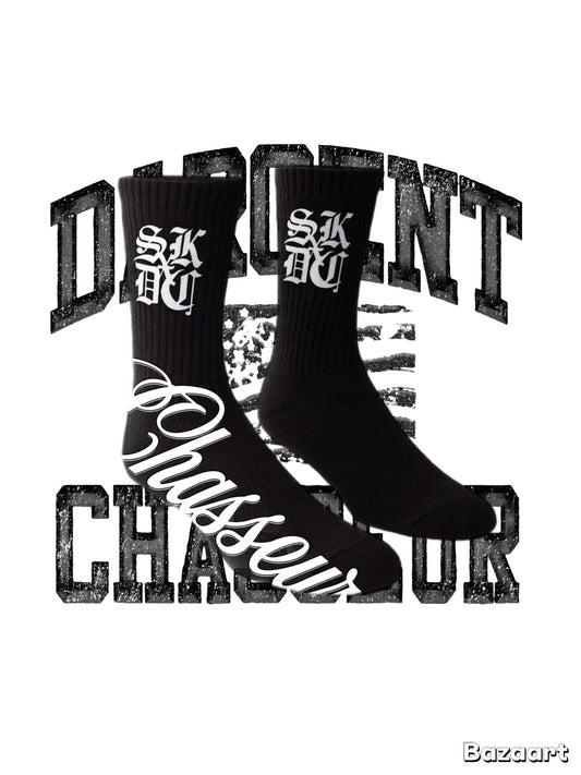 BLACK( X is Red) SOCKS